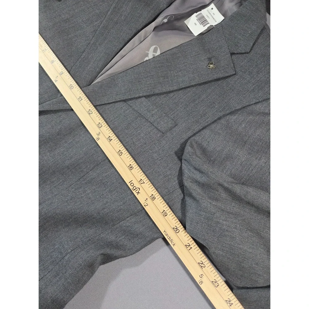 Scotch & Soda Amsterdam Mens 38R Gray 100% Wool Blazer Suit Jacket NWT